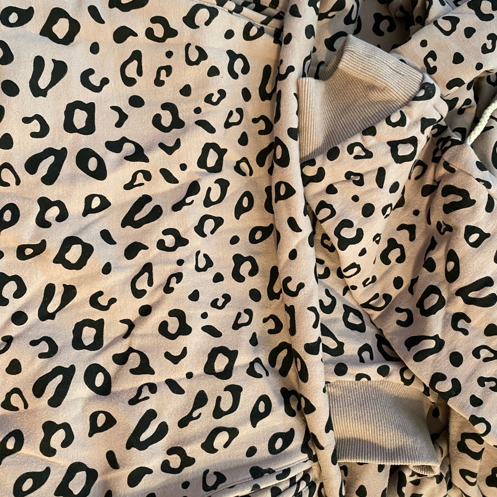 Ampersand Leopard print hooded sweatshirt - Picture 4 of 4